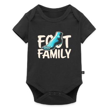 Équipe de podologues - Body à manches courtes Premium Bébé - noir - Devant