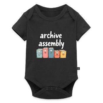 Archivist Team - Baby Premium short-sleeve bodysuit - black - Front