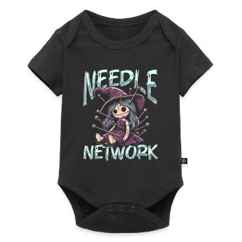 Équipe d’acupuncteurs - Body à manches courtes Premium Bébé - noir - Devant