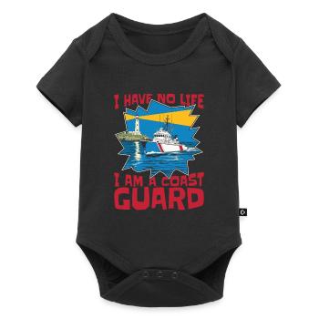 Garde-côte - Body à manches courtes Premium Bébé - noir - Devant
