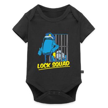Cadre des gardiens de prison - Body à manches courtes Premium Bébé - noir - Devant