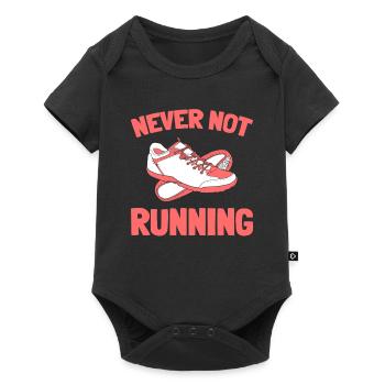 Xc Runner Course de cross-country - Body à manches courtes Premium Bébé - noir - Devant