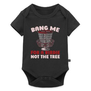 Frisbee Golf Disc Golf - Baby Premium short-sleeve bodysuit - black - Front