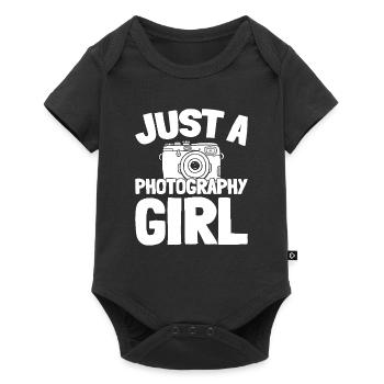 Photographer Photography Camera - Baby Premium short-sleeve bodysuit - black - Front