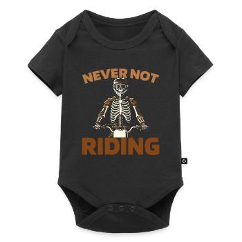 Mx Motocross Dirt Bike - Baby Premium short-sleeve bodysuit - black - Front