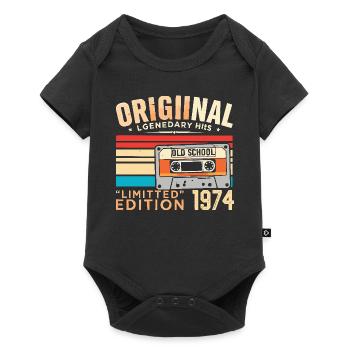 Original 1974, Legendary since 1974 Vintage 1974 - Baby Premium short-sleeve bodysuit - black - Front