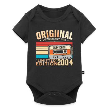 Original 2004, Legendary since 2004 Vintage 2004 - Baby Premium short-sleeve bodysuit - black - Front