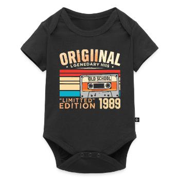 Original 1989, Legendary since 1989 Vintage 1989 - Baby Premium short-sleeve bodysuit - black - Front