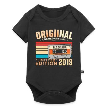 Original 2019, Legendary since 2019 Vintage 2019 - Baby Premium short-sleeve bodysuit - black - Front
