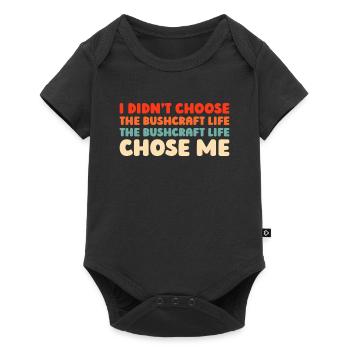 Bushcraft Camping - Baby Premium short-sleeve bodysuit - black - Front