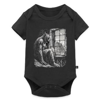 Dog Wolf Werewolf Cerberus Hellhound myth - Baby Premium short-sleeve bodysuit - black - Front