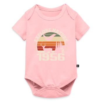 1956 Classic Hunter Anniversary Gift 1956 - Baby Premium short-sleeve bodysuit - rose - Front