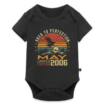 May 2006 Birthday May 2006 Gift 2006 May - Baby Premium short-sleeve bodysuit - black - Front