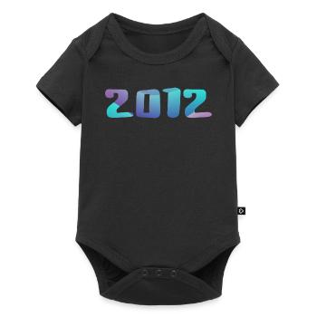 Cadeau Anniversaire 2012 Millésime 2012 Rétro 2012 - Body à manches courtes Premium Bébé - noir - Devant