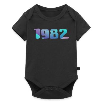 1982 Birthday Gift Vintage 1982 Retro 1982 - Baby Premium short-sleeve bodysuit - black - Front