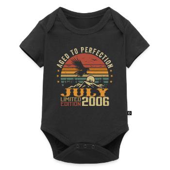 Vintage July 2006 Anniversary July 2006 - Baby Premium short-sleeve bodysuit - black - Front