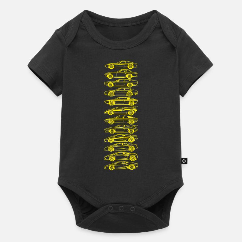 Lambo evolution - Baby Premium short-sleeve bodysuit - black