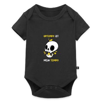 Techno Uptempo Rave Tekk Musique Célébrations - Body à manches courtes Premium Bébé - noir - Devant