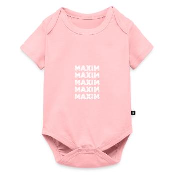 Maxim Maxim - Baby Premium Kurzarmbody - Rosa - Vorne