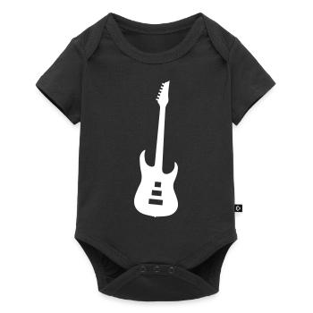 Symbole de guitare - Body à manches courtes Premium Bébé - noir - Devant
