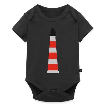 Lighthouse - Baby Premium short-sleeve bodysuit - black - Front