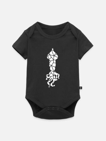 squid - Baby Premium short-sleeve bodysuit - black