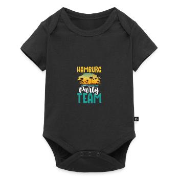 L’équipe de la fête de Hambourg - Body à manches courtes Premium Bébé - noir - Devant