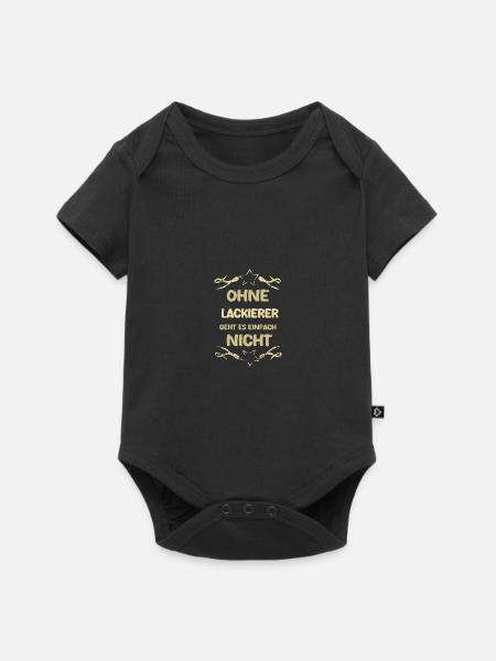 Lackierer - Baby Premium Kurzarmbody - Schwarz