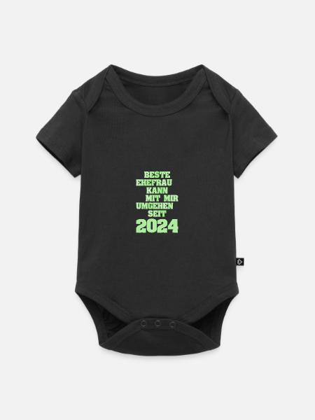 2024 - Baby Premium Kurzarmbody - Schwarz