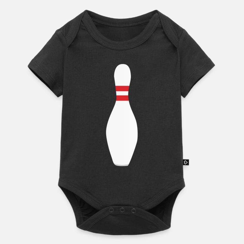 Une pinte de bowling ou de bowling - Body à manches courtes Premium Bébé - noir
