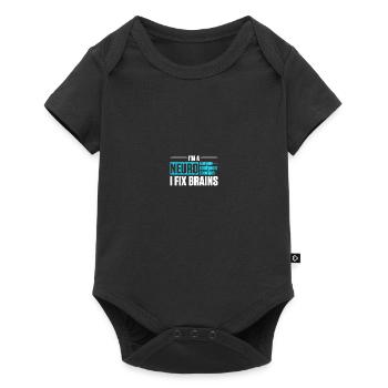 Neurologist Neurosurgery Neurosurgeon - Baby Premium short-sleeve bodysuit - black - Front