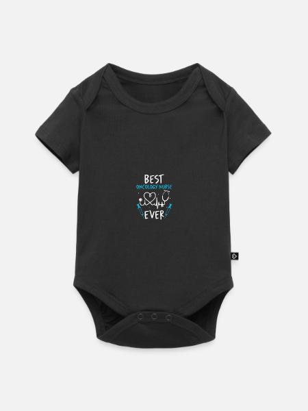 Onkologe Onkologieschwester - Baby Premium Kurzarmbody - Schwarz