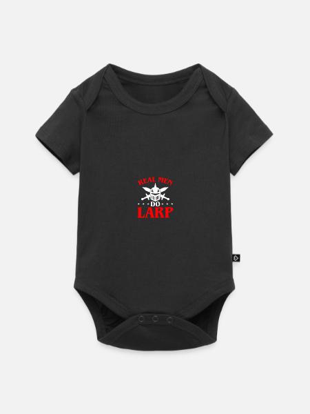 Fantasy-Rollenspiele Larp Larping - Baby Premium Kurzarmbody - Schwarz