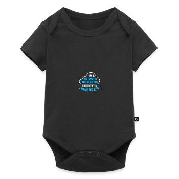 Computer-Netzwerktechnik Netzwerkingenieur - Baby Premium Kurzarmbody - Schwarz - Vorne