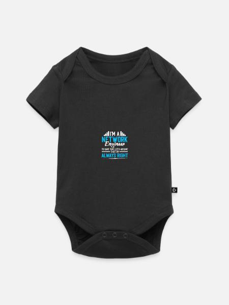 Computer-Netzwerktechnik Netzwerkingenieur - Baby Premium Kurzarmbody - Schwarz
