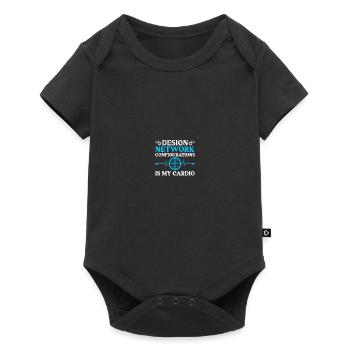 Computer-Netzwerktechnik Netzwerkingenieur - Baby Premium Kurzarmbody - Schwarz - Vorne