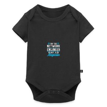 Computer-Netzwerktechnik Netzwerkingenieur - Baby Premium Kurzarmbody - Schwarz - Vorne