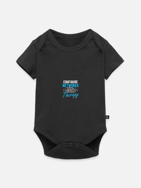 Computer-Netzwerktechnik Netzwerkingenieur - Baby Premium Kurzarmbody - Schwarz