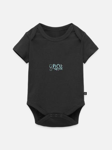 Kinderkrankenschwester PICU Krankenschwester - Baby Premium Kurzarmbody - Schwarz
