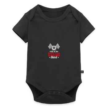 RC Car Track Slot Car Racing RC Racing - Baby Premium short-sleeve bodysuit - black - Front