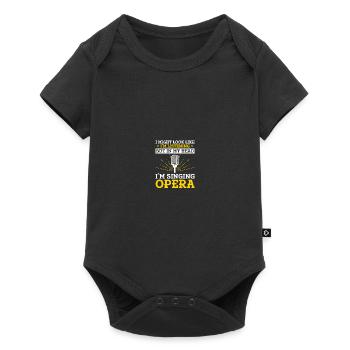 Music Musical Chorus Opera Singer - Baby Premium short-sleeve bodysuit - black - Front