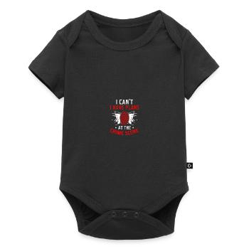Private detective team Tatort Forensic Science - Baby Premium short-sleeve bodysuit - black - Front
