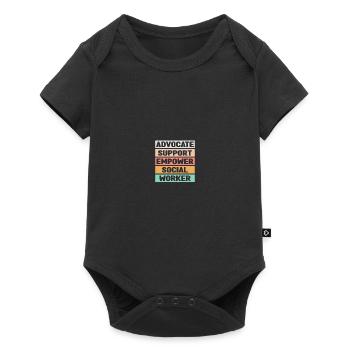 School Social Worker - Baby Premium short-sleeve bodysuit - black - Front