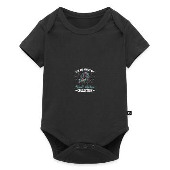 Joueur de flipper Flipper - Body à manches courtes Premium Bébé - noir - Devant
