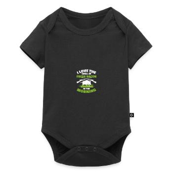Hog Hunter Schweinejagd - Baby Premium Kurzarmbody - Schwarz - Vorne