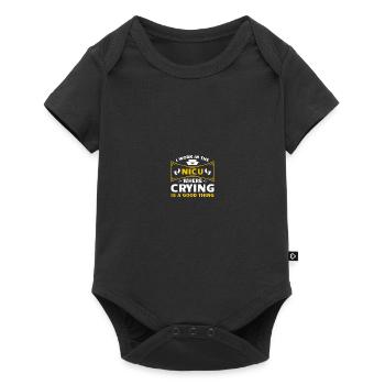 NICU sister - Baby Premium short-sleeve bodysuit - black - Front