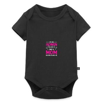 Journée des professionnels de l’administration - Body à manches courtes Premium Bébé - noir - Devant