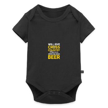 Entraîneur de cross-country - Body à manches courtes Premium Bébé - noir - Devant