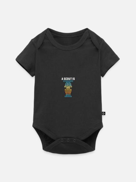 Scouting Pfadfinder - Baby Premium Kurzarmbody - Schwarz