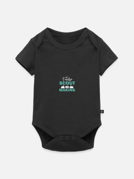 Scouting Pfadfinder - Baby Premium Kurzarmbody - Schwarz
